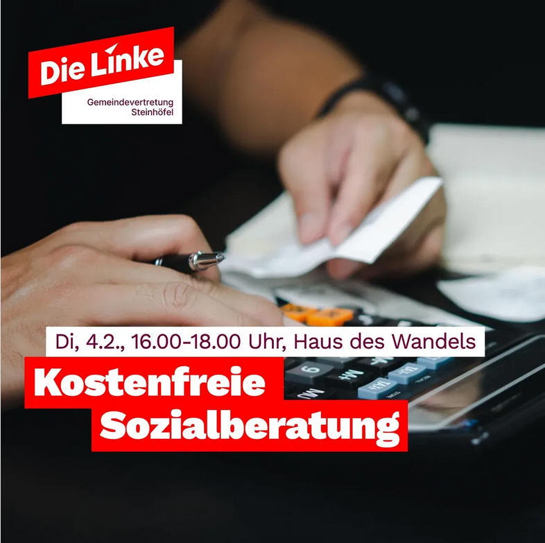 Steinhöfel - Die Linke hilft